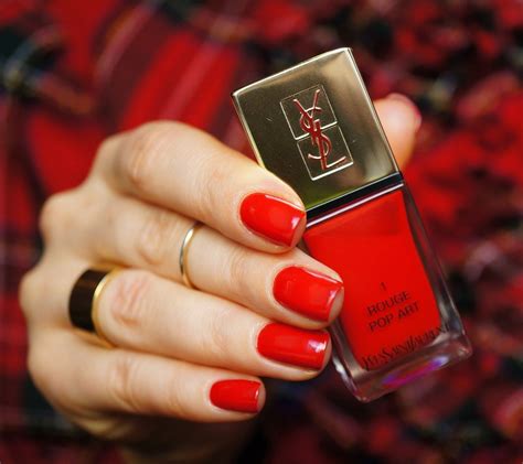 rouge pop art ysl|Yves Saint Laurent Launches La Laque Couture Polishes for .